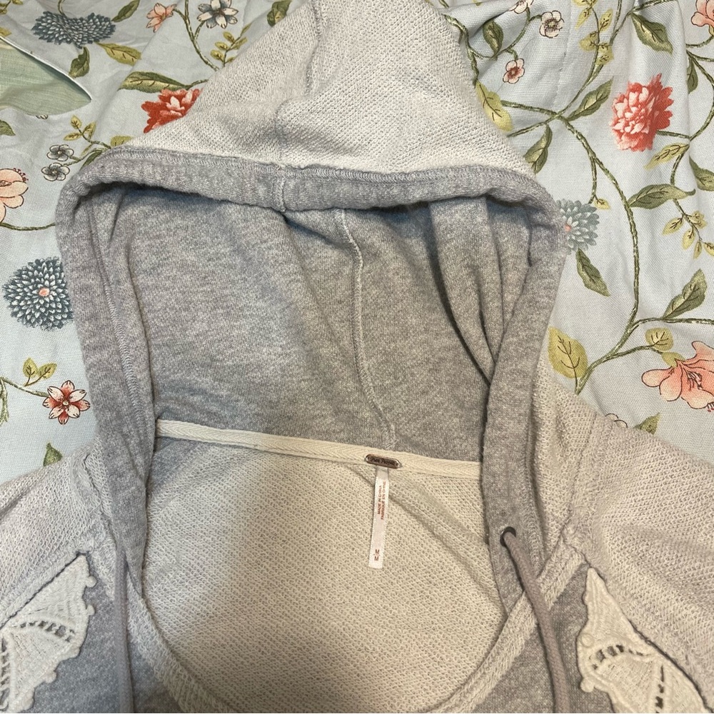 Free People Crochet Pull Over Long Sleeve - Picture 2 of 16